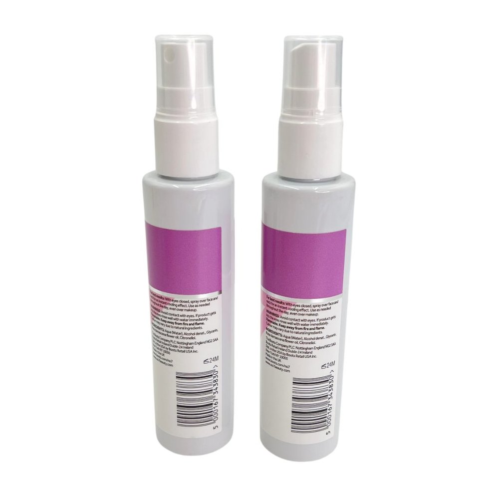 Set of 2 NO7 Menopause Skincare Instant Cooling & Hydrating Mist Spray NEW 3.3oz - Picture 5 of 10
